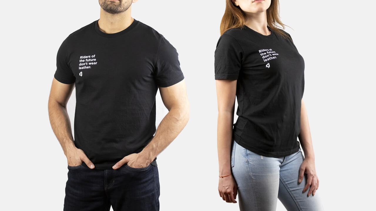 New organic cotton motorcycle t-shirt now available | Andromeda Moto