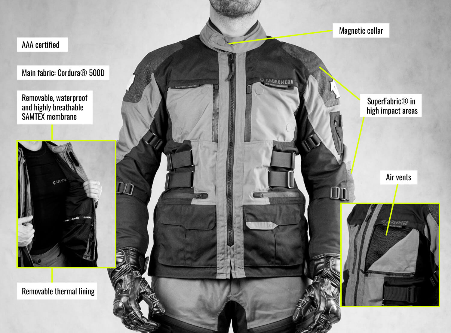 Trail Adventure Motorcycle Suit Stardust Andromeda Moto Andromeda Moto