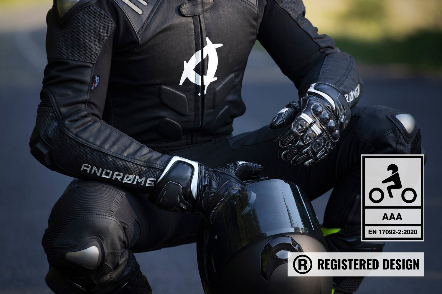 Non leather sales motorcycle gloves