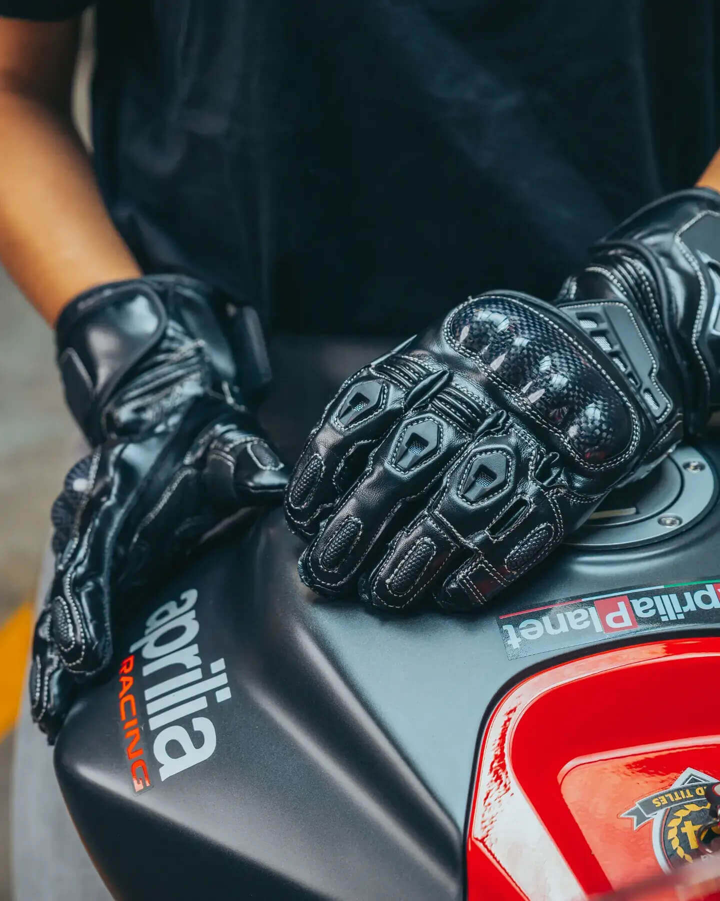 Meteor ・グローブ | Motorcycle kevlar racing gloves | Andromeda Moto